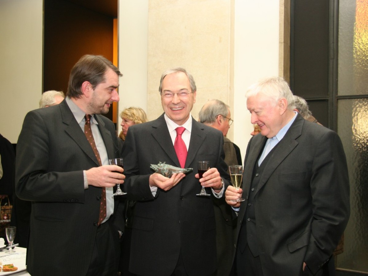 Alexander Horwath, Heinrich Wille, Peter Kubelka (Foto: ÖFM © Simon Mullan)