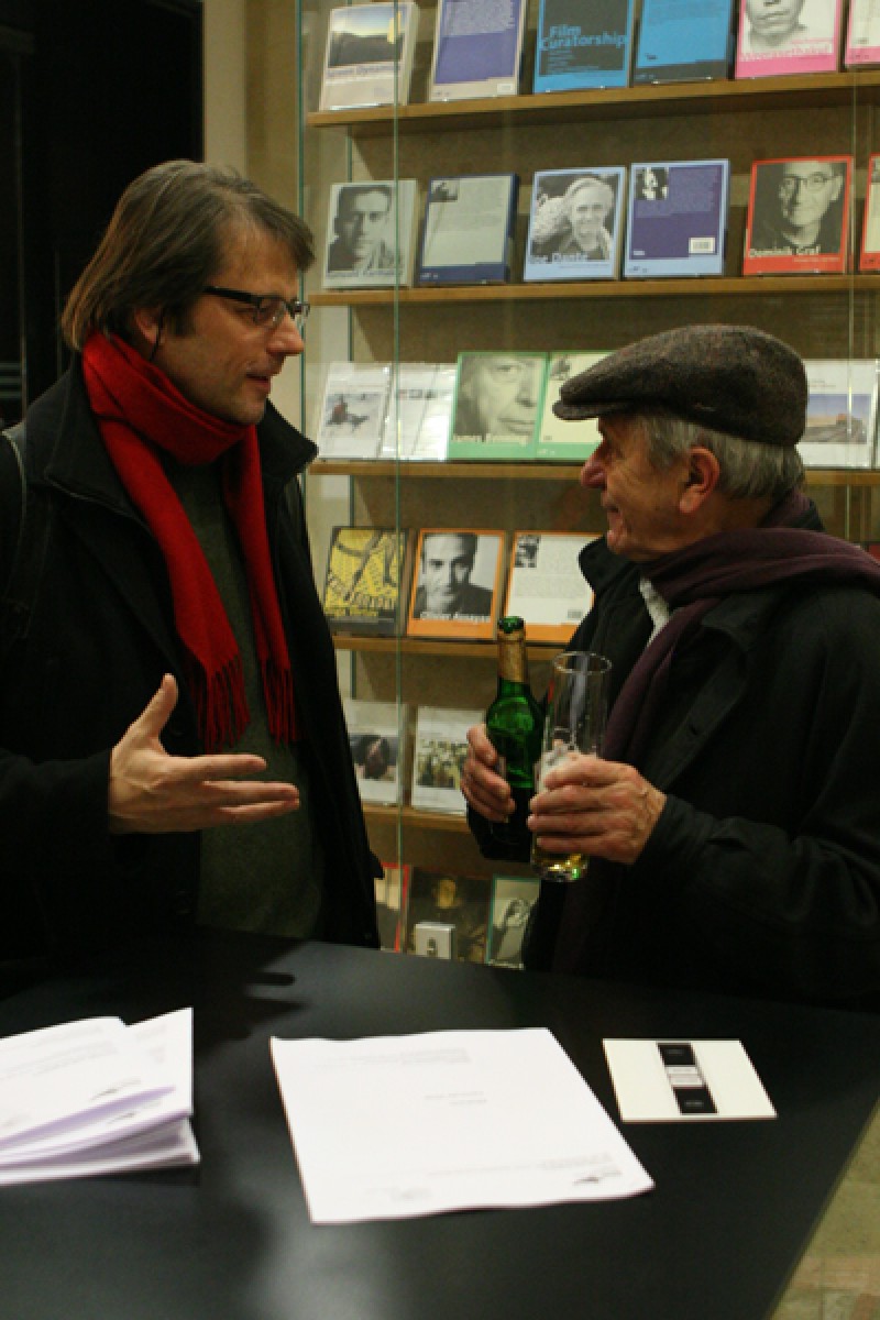 Frederick Baker, Jacques Rancière © ÖFM/Eszter Kondor