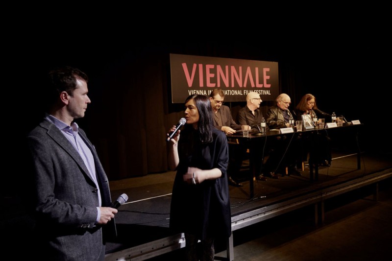 Michael Loebenstein, Eva Sangiorgi, Alexander Horwath, Roy Grundmann, Jean-François Stévenin, Margret Millischer © Viennale/Robert Newald