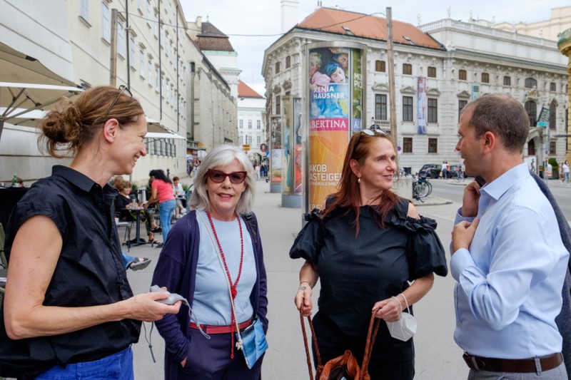 Sabine Maierhofer, Alessandra Thiele, Elisabeth Streit, Michael Loebenstein (Foto: ÖFM © Eszter Kondor)