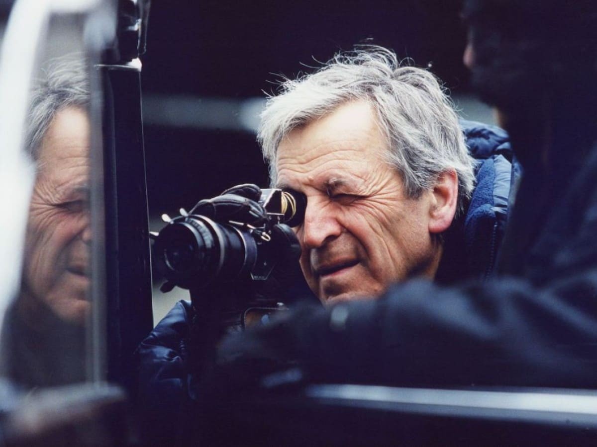 Costa-Gavras am Set