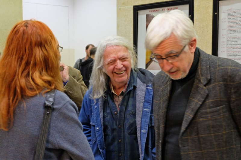 Tanja Vrvilo, James Benning, Peter Pakesch © ÖFM/Eszter Kondor