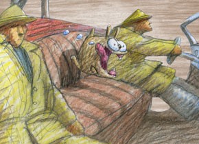 Hot Dog, 2008, Bill Plympton