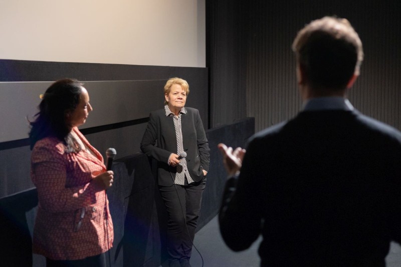 Bernadette Wegenstein, Marin Alsop, Michael Loebenstein (Foto: ÖFM © Christoph Fintl)