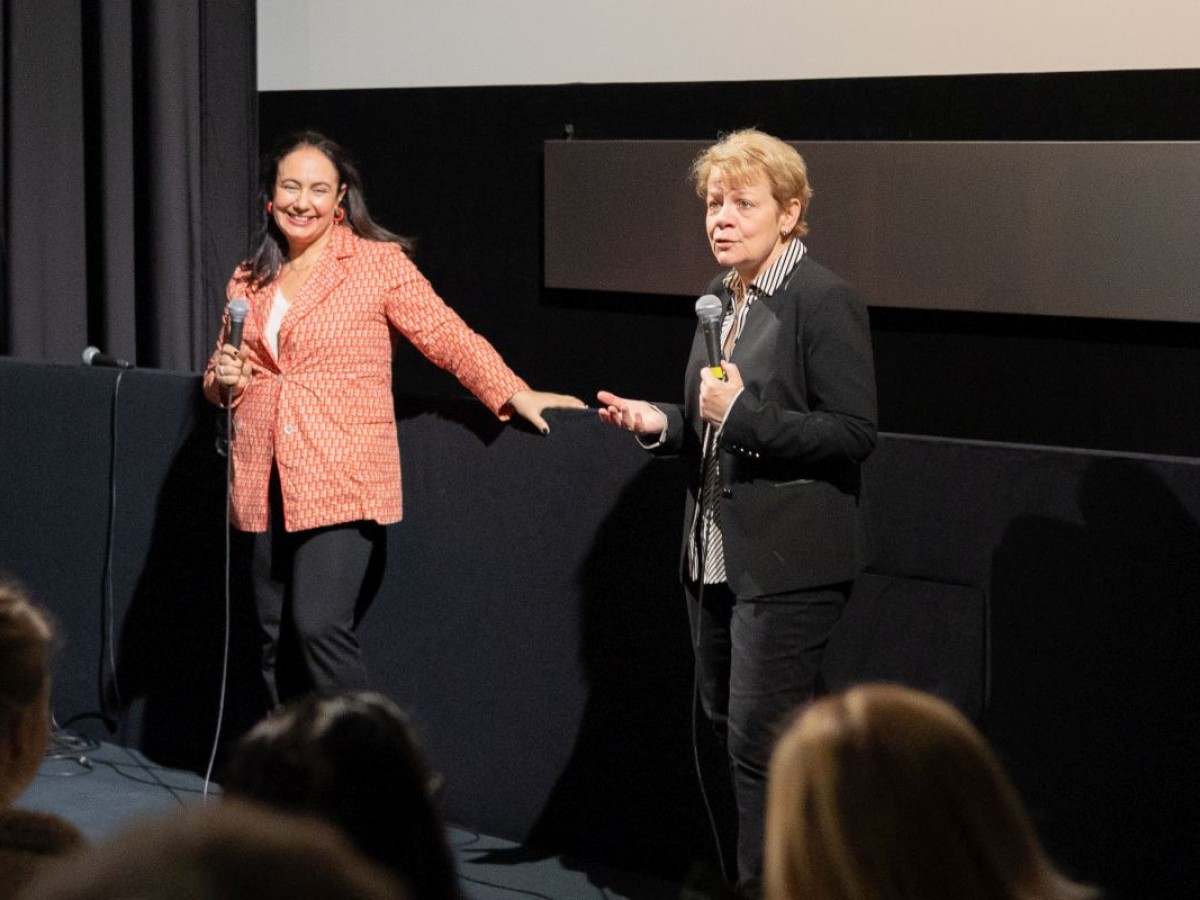 Bernadette Wegenstein,Marin Alsop (Foto: ÖFM © Christoph Fintl)