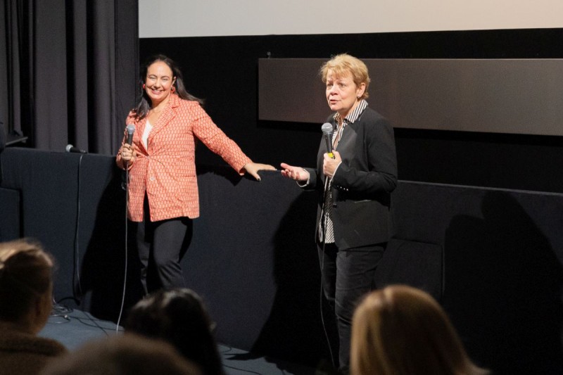 Bernadette Wegenstein,Marin Alsop (Foto: ÖFM © Christoph Fintl)