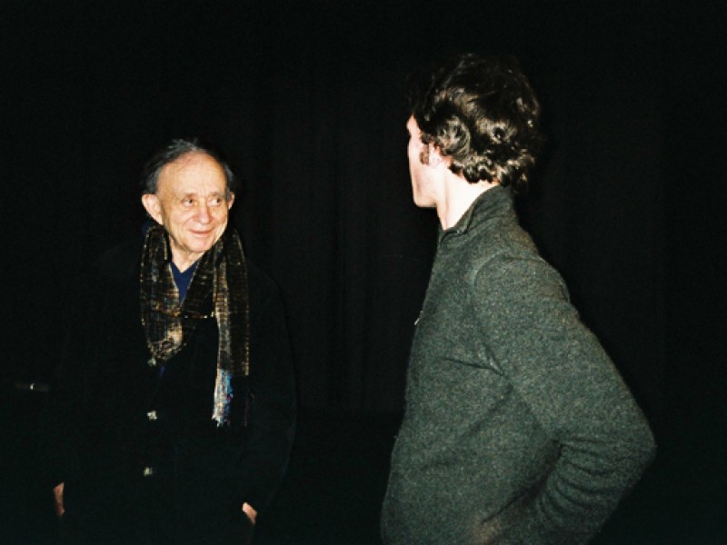 Frederick Wiseman und Michael Loebenstein @ Johannes Rosenberger