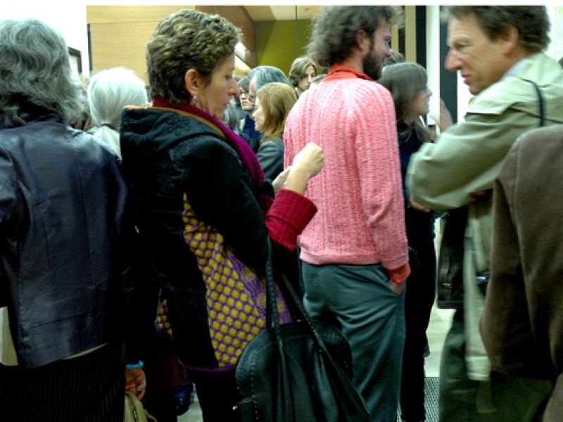 Besucher/innen bei Claire Denis (Foto: Ruth Ehrmann)