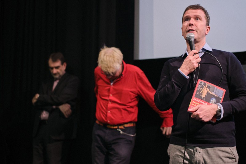 Alexander Horwath, Drehi Robnik, Michael Loebenstein (Foto: ÖFM © Eszter Kondor)