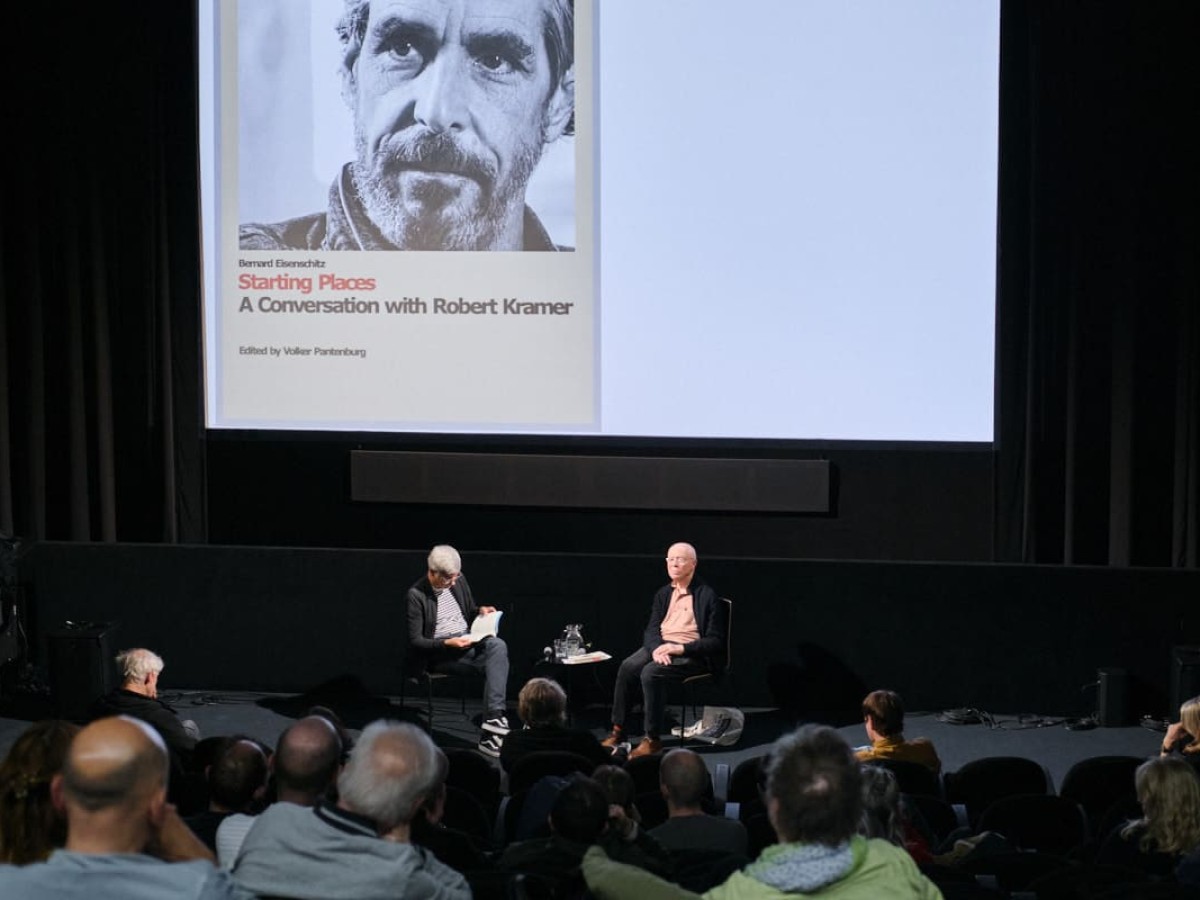 Volker Pantenburg, Bernard Eisenschitz (Foto: ÖFM © Eszter Kondor)