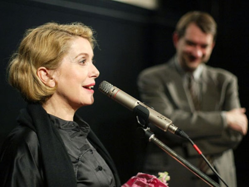 Catherine Deneuve bei ihrem Besuch im Filmmuseum © Robert Newald