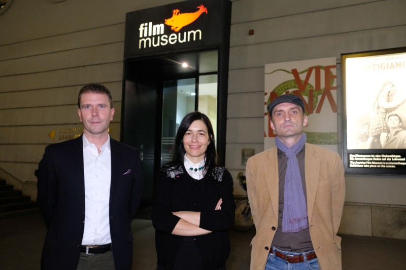 Michael Loebenstein, Eva Sangiorgi, Jurij Meden © Viennale/Roland Ferrigato