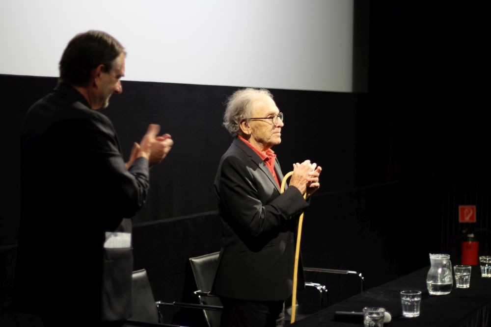 Alexander Horwath, Jean-Louis Trintignant © ÖFM/Eszter Kondor