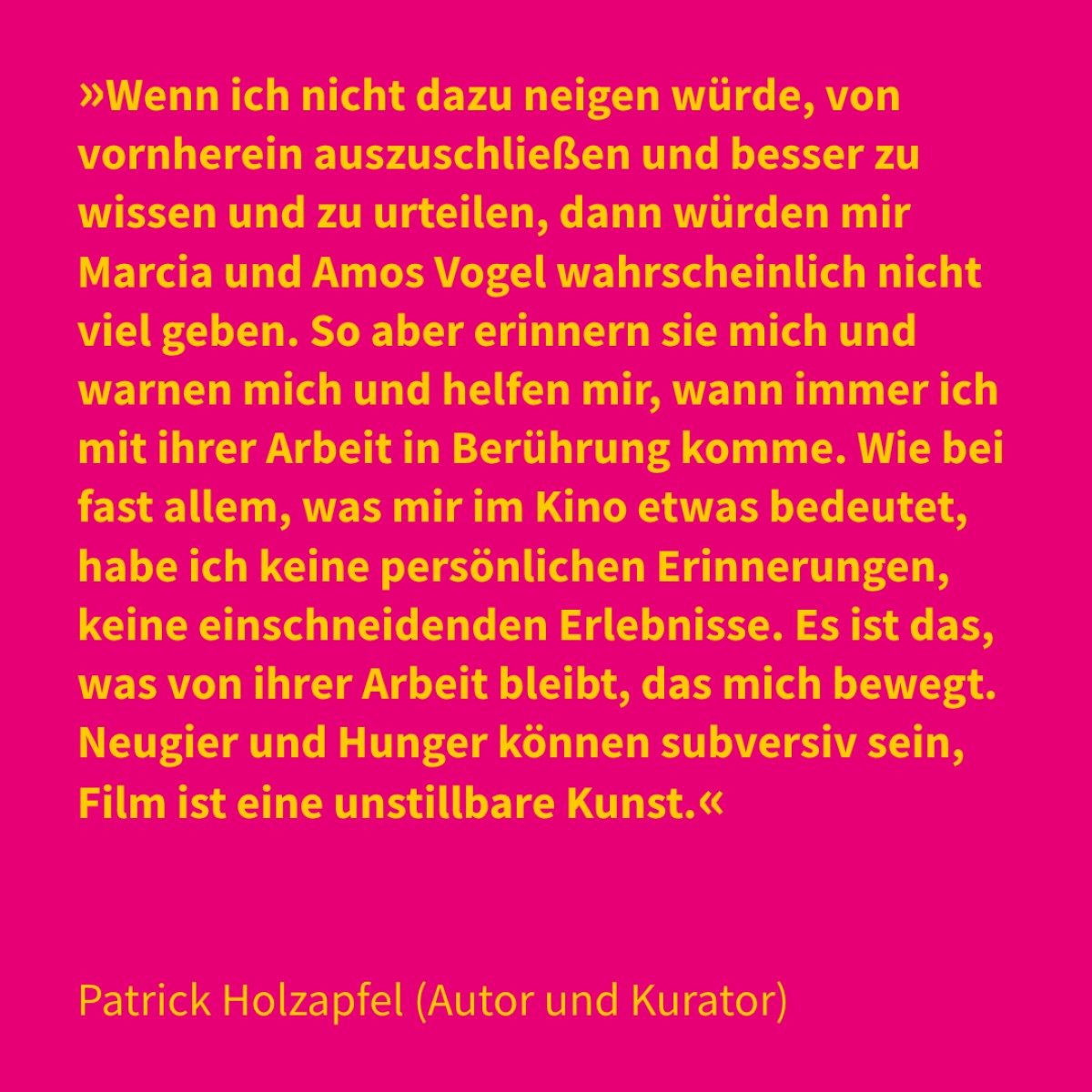 Patrick Holzapfel (Autor und Kurator)