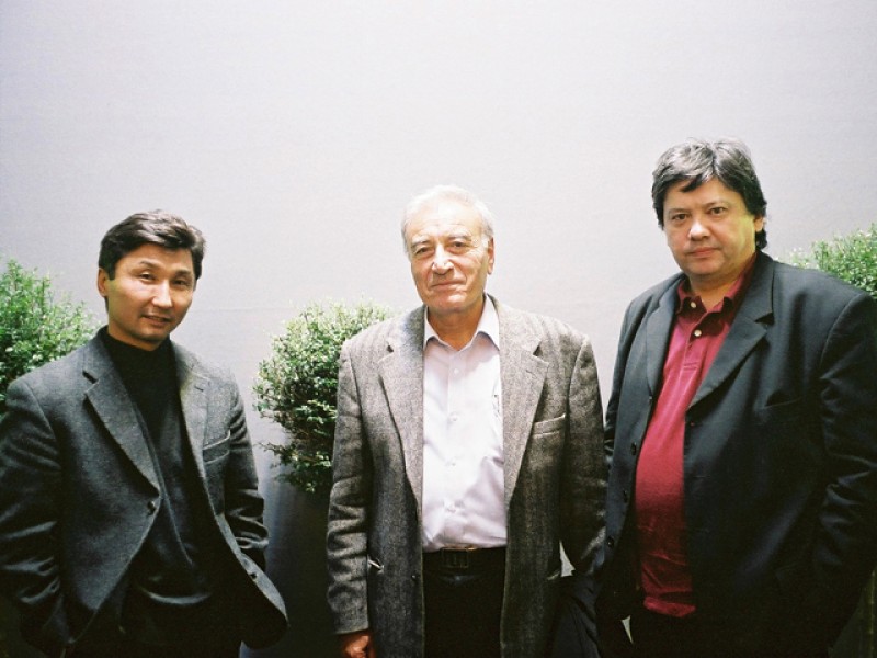 Serik Aprymov, Chodžakuli Narliev, Rašid Nugmanov © Riedler/Viennale