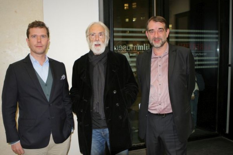 Michael Loebenstein, Michael Haneke, Alexander Horwath (Foto: ÖFM/© Sabine Maierhofer)