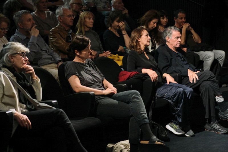 Marie-José Sanselme, Amos Gitai (Foto: ÖFM © Eszter Kondor)