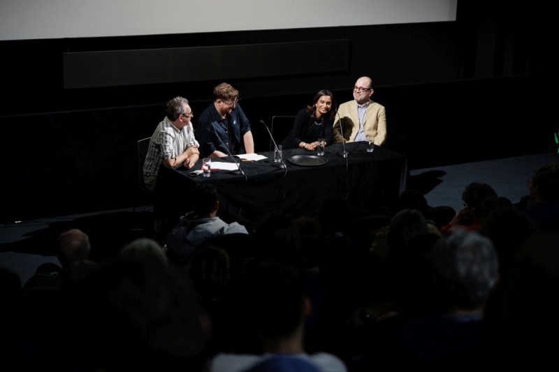 Gerald Weber, Daniel Hadenius-Ebner, Jyoti Mistry, Florian Schattauer (Foto: Vienna Shorts © Peter Griesser)