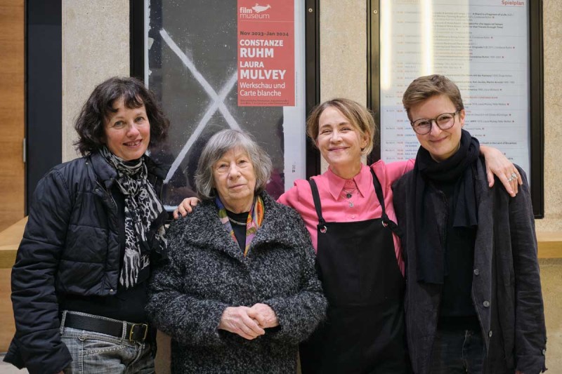 Christa Blümlinger, Laura Mulvey, Constanze Ruhm, Katharina Müller (Foto: ÖFM © Eszter Kondor)