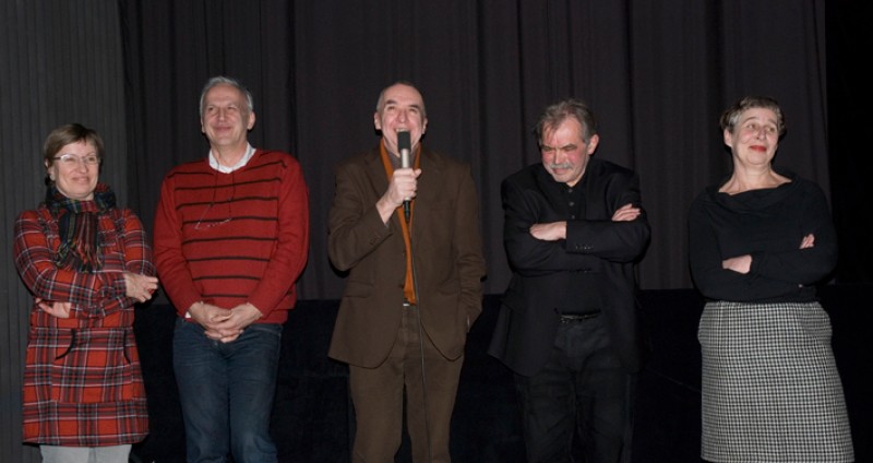 v.l.n.r. Gerda Lampalzer, Manfred Neuwirth, Gustav Deutsch, Ernst Kopper und Hanna Schimek © Sissi Makovec