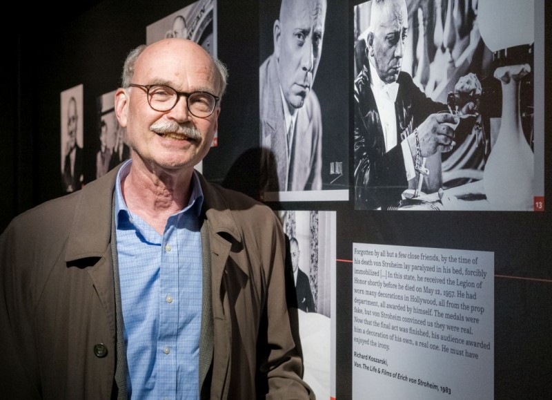 Richard Koszarski im Filmmuseum, 2023 (Foto: ÖFM © Eszter Kondor)