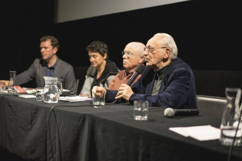 Michael Loebenstein, Barbara Wurm, Bernard Eisenschitz, Naum Kleiman (Foto: ÖFM/© Mercan Sümbültepe)