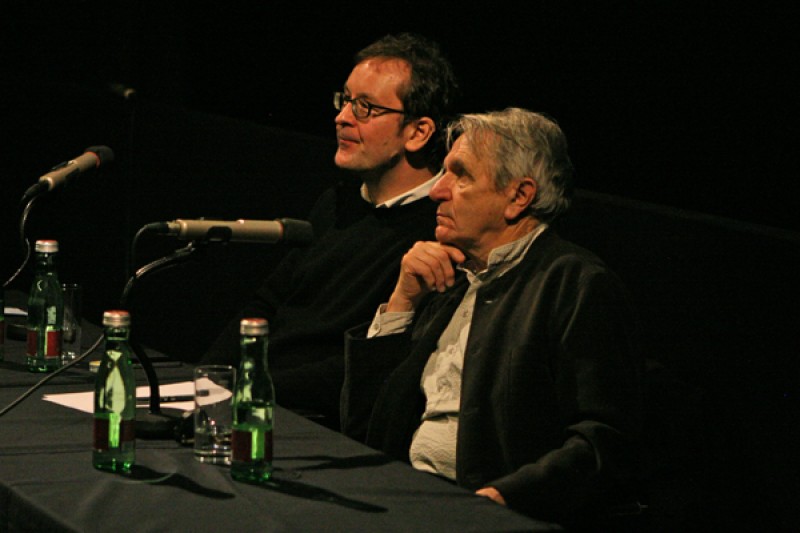 Bert Rebhandl, Jacques Rancière © ÖFM/Eszter Kondor