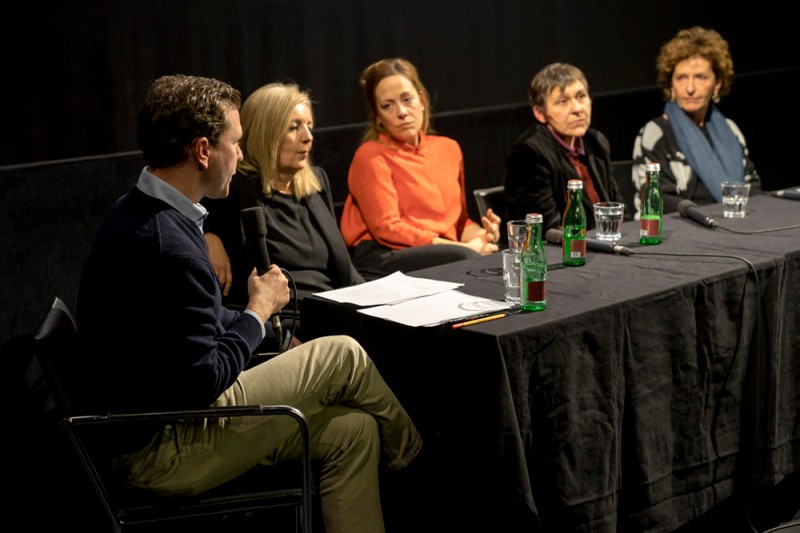 Michael Loebenstein, Christine Dollhofer, Katharina Mückstein, Mara Mattuschka, Ruth Beckermann (Foto: ÖFM/© Mercan Sümbültepe)