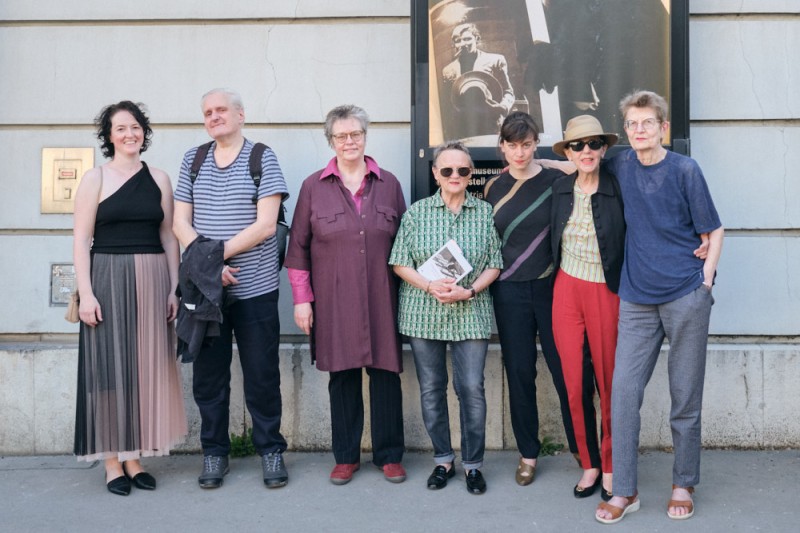 Elaine Loebenstein, Michael Omasta, Brigitte Mayr, Karola Gramann, Friederike Horstmann, Sissi Tax, Heide Schlüpmann (Foto: ÖFM / © Eszter Kondor)